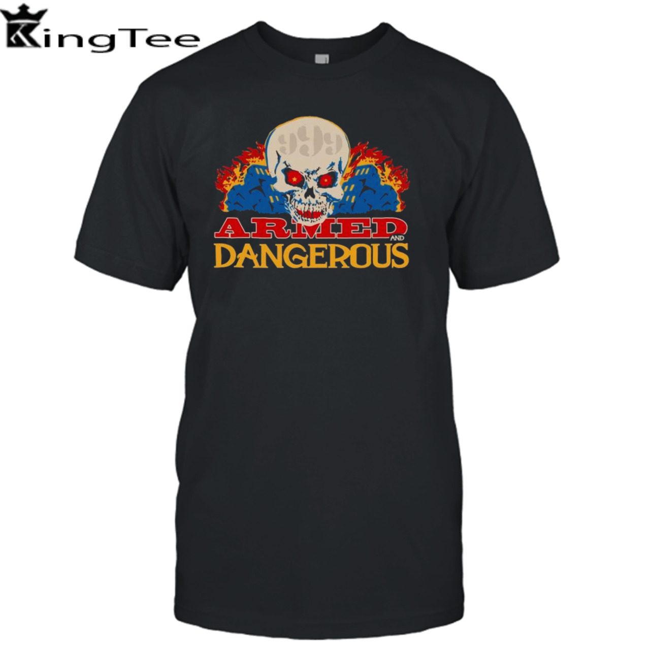 Armed And Dangerous 999 Skull T-shirt