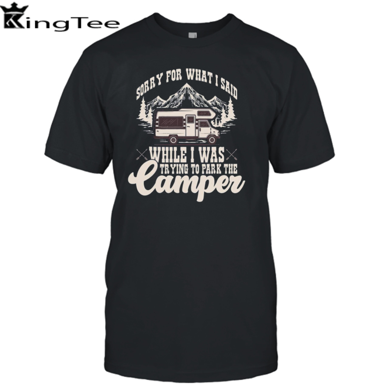 Camper Parking Outdoors Camp Nature shirt