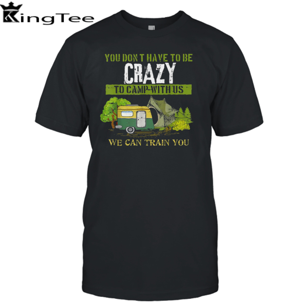 Camping Lover Crazy Camp Joke shirt