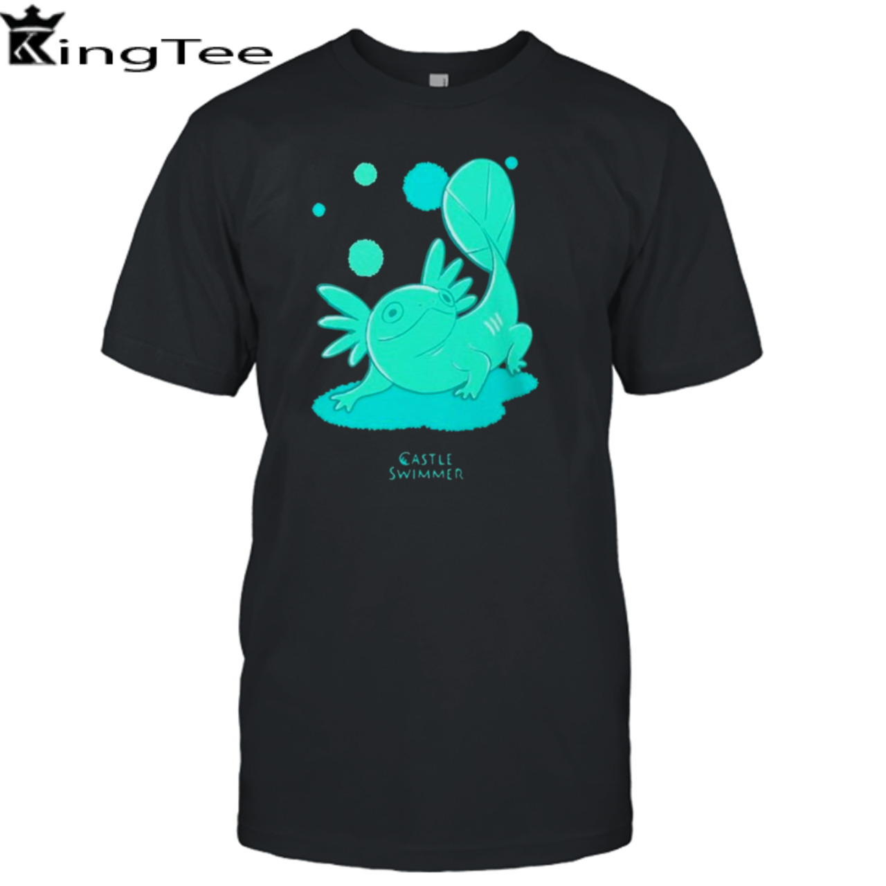 Castle swimmer worm funny shirt