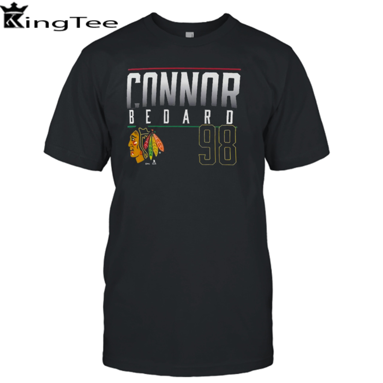 Connor Bedard Chicago Blackhawks 98 T-shirt