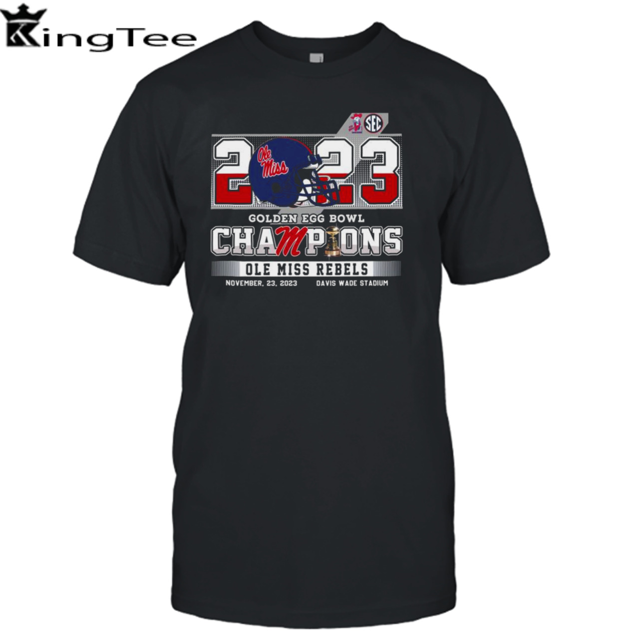 Ole Miss Rebels Football 2023 Golden Egg Bowl Champions Shirt