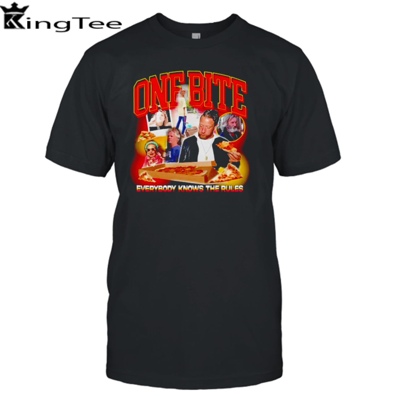 One bite everyone knows the rules shirt