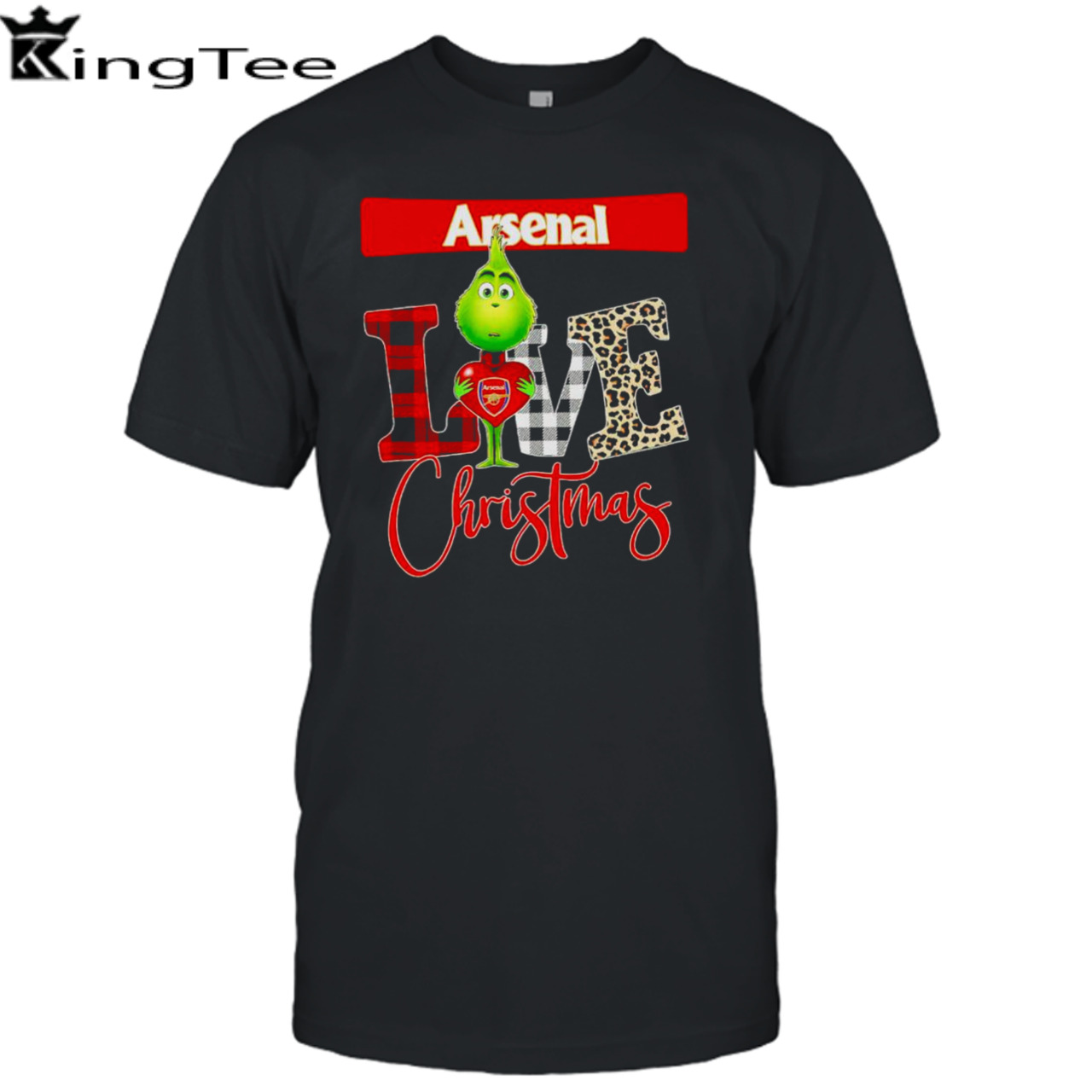 Arsenal Grinch love Christmas shirt