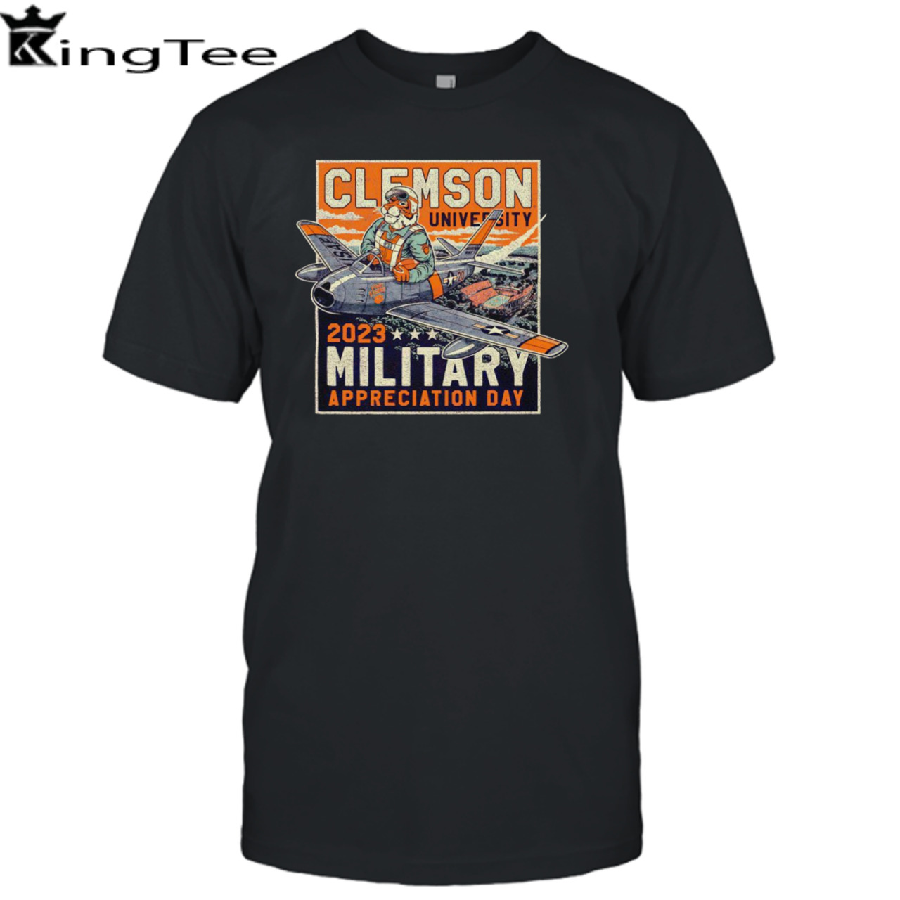 Clemson university 2023 military appreciation day shirt