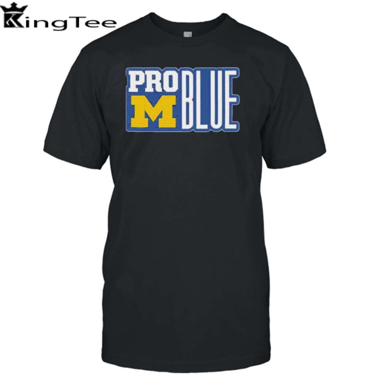 Michigan Wolverines Pro Blue Coach Jim Harbaugh Shirt