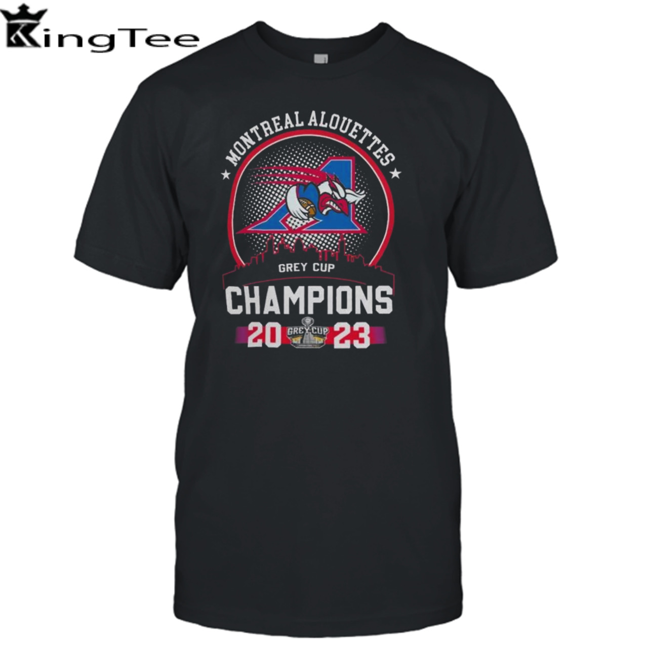 Montreal Alouettes Skyline Grey Cup Champions 2023 Shirt