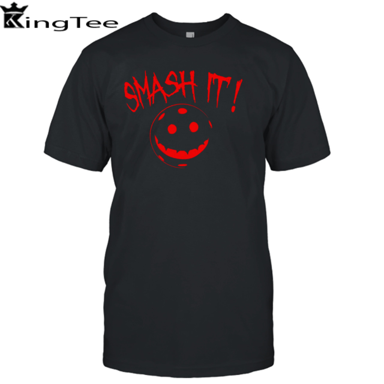 Pickleball Smash It Red Design shirt