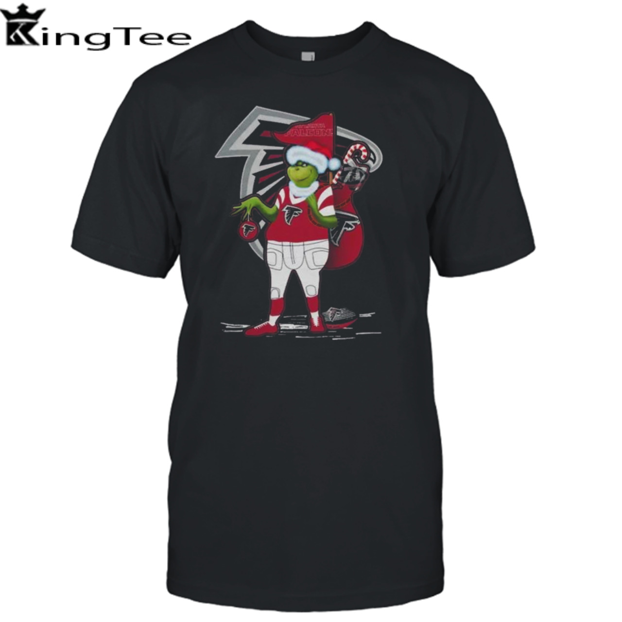 Santa Grinch Atlanta Falcons Christmas 2023 Shirt