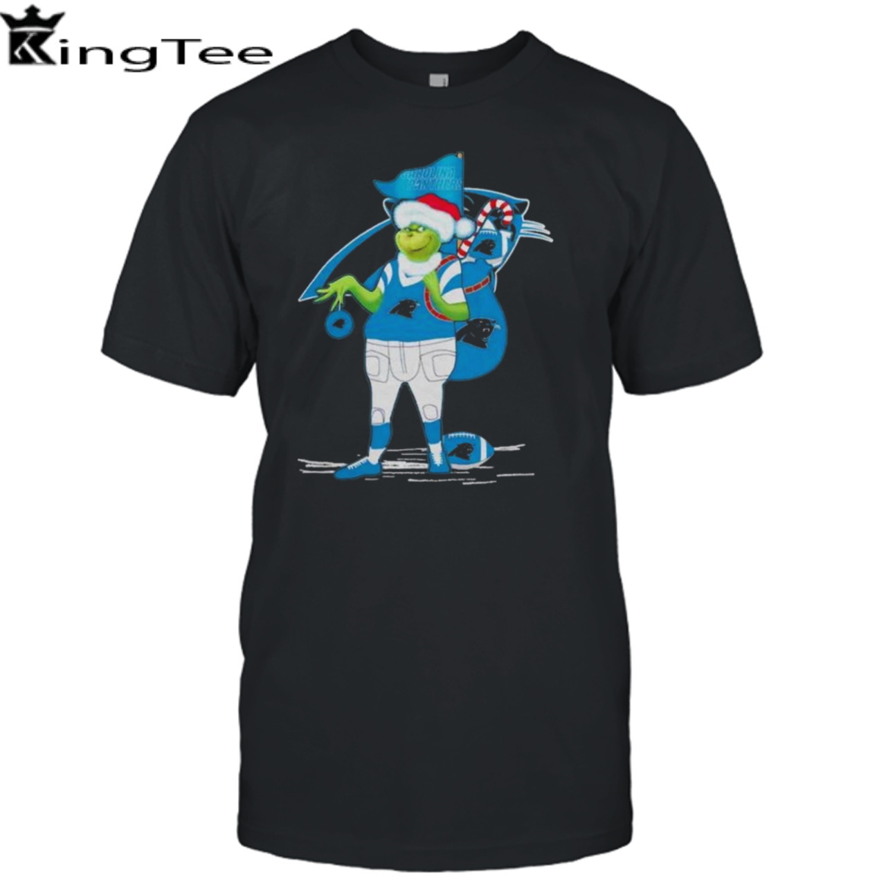 Santa Grinch Carolina Panthers Christmas 2023 Shirt