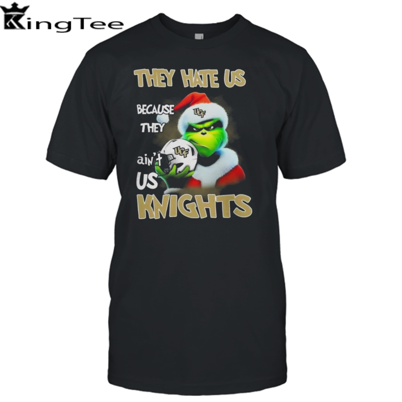 Santa Grinch Christmas They Hate Us Because Ain’t Us UCF Knights Helmet shirt