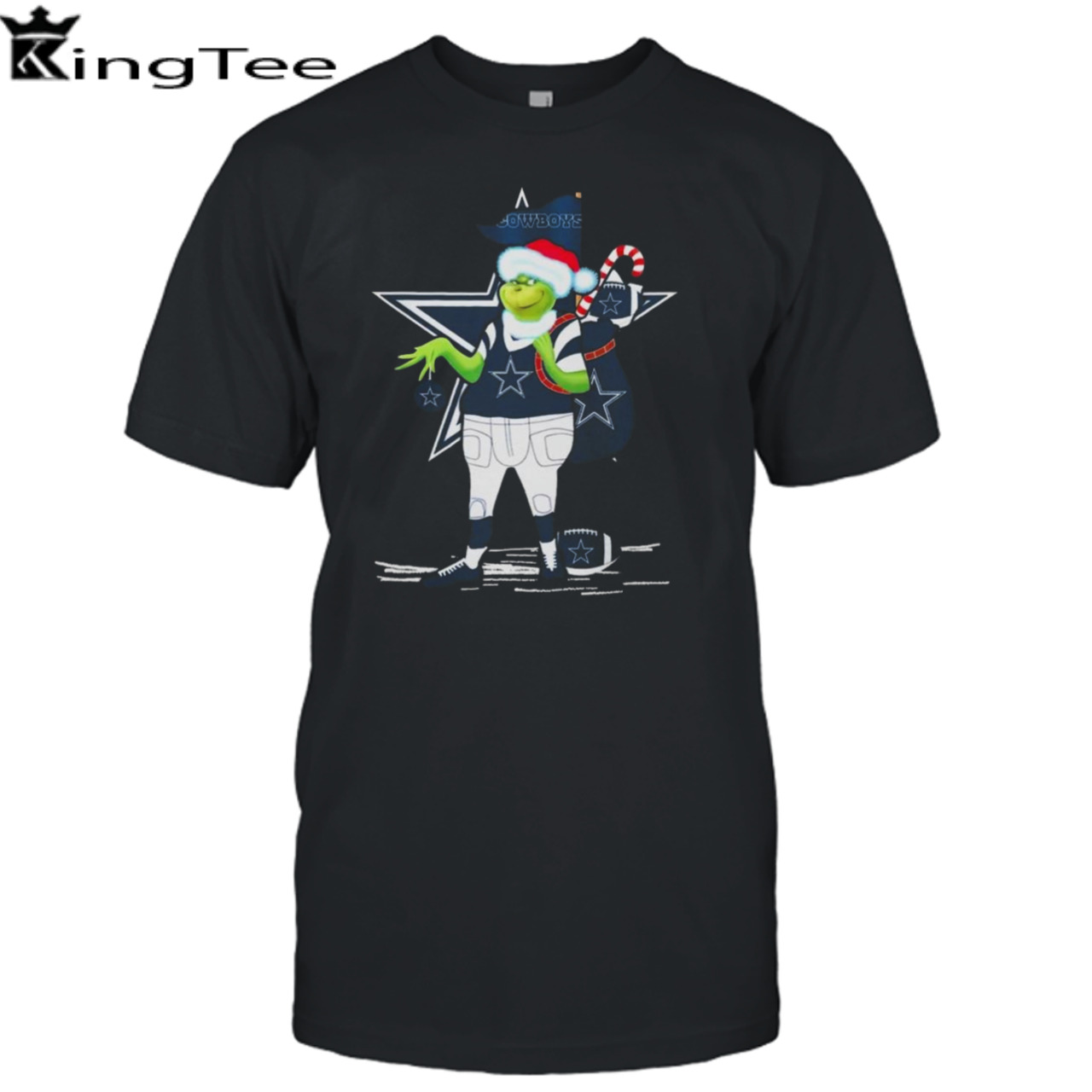 Santa Grinch Dallas Cowboys Gift Christmas 2023 T-shirt