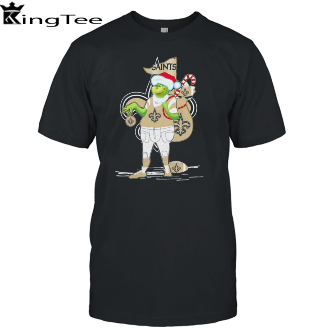 Santa Grinch New Orleans Saints Christmas 2023 Shirt