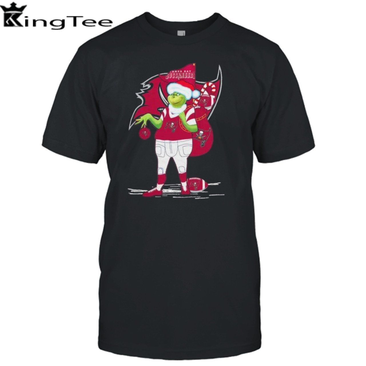 Santa Grinch Tampa Bay Buccaneers Christmas 2023 Shirt