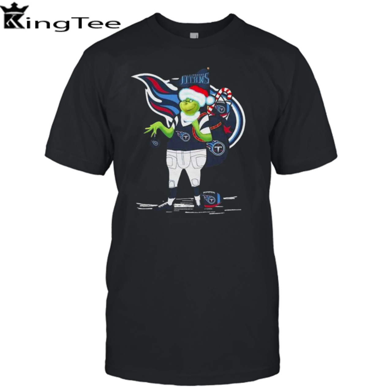 Santa Grinch Tennessee Titans Christmas 2023 Shirt