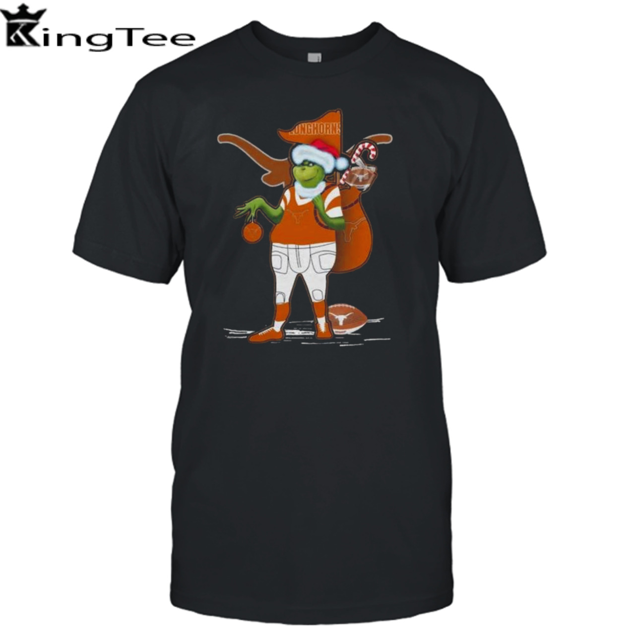 Santa Grinch Texas Longhorns Christmas 2023 Shirt