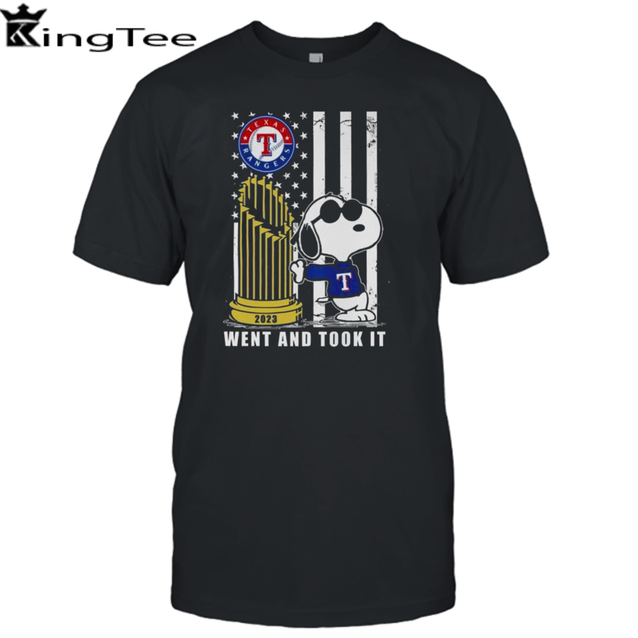 Snoopy Texas Rangers Went And Took It 2023 Champions Shirt