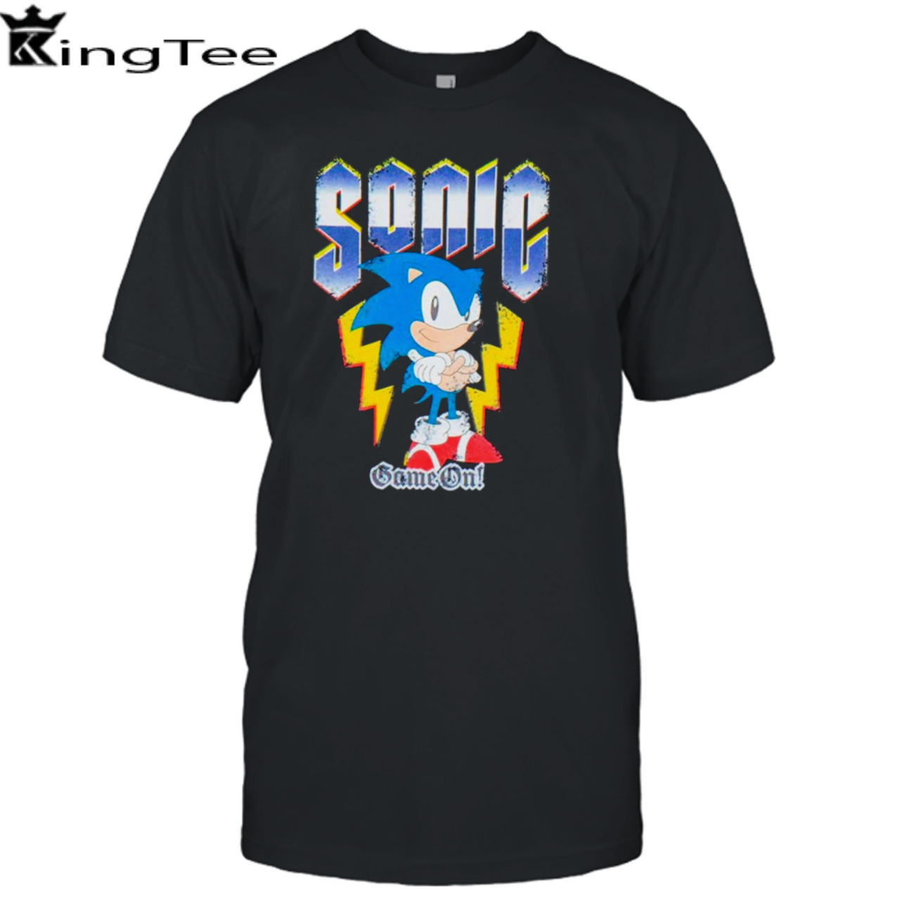 Sonic the hedgehog game on shirt