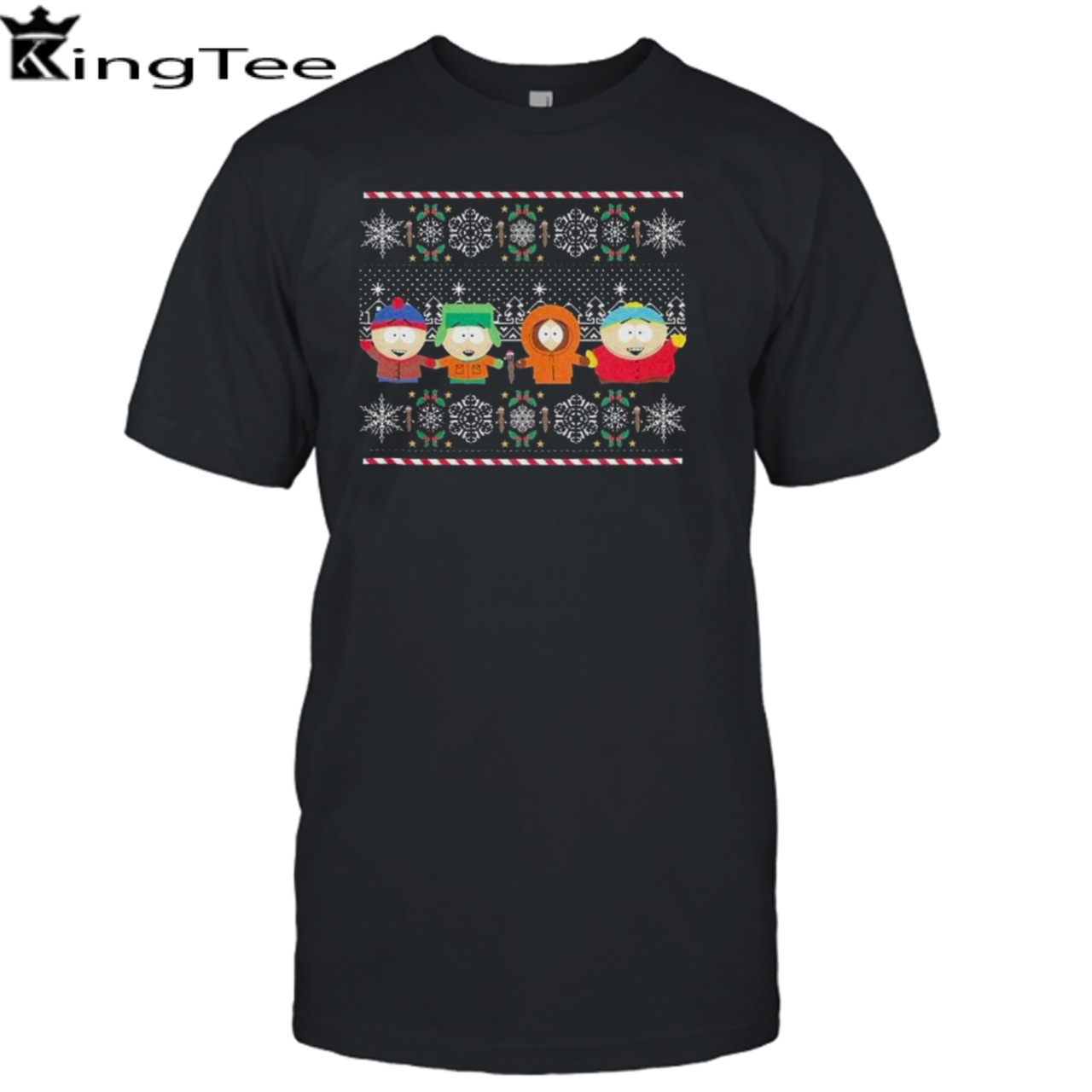 South Park Group Holiday Christmas T-shirt