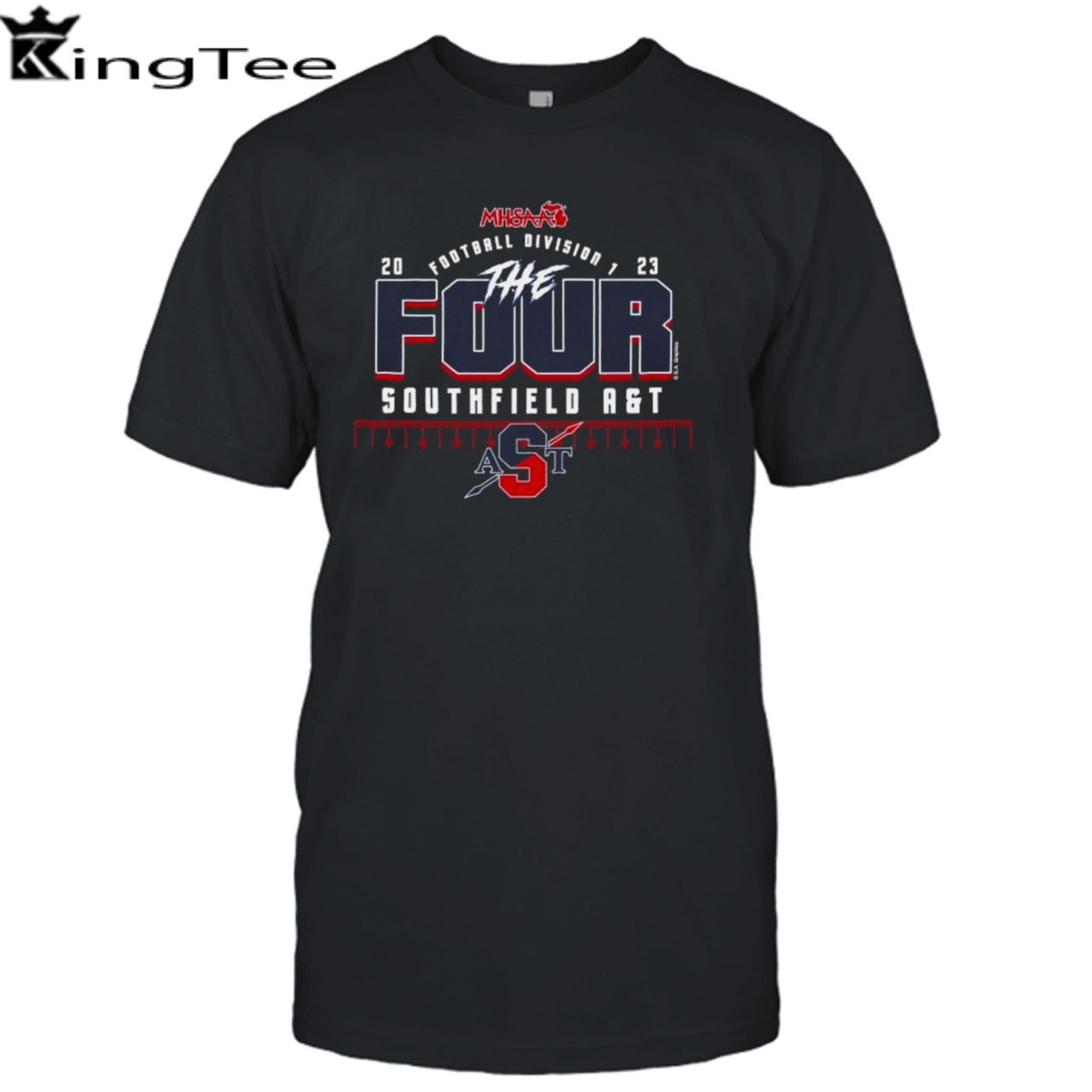 Southfield A&T 2023 MHSAA Football Division I The Four Shirt