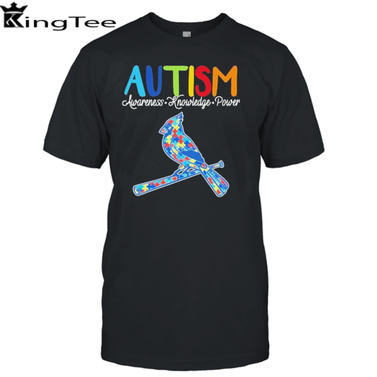 St. Louis Cardinals Autism Awareness Knowledge Power shirt