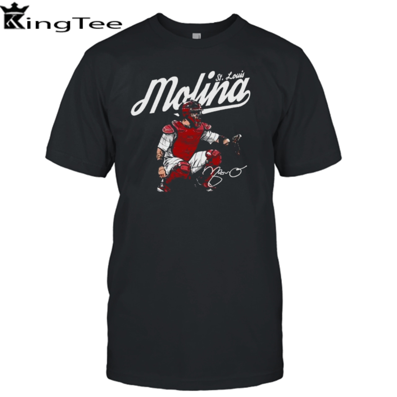 St. Louis Yadier Molina Score Signature T-shirt