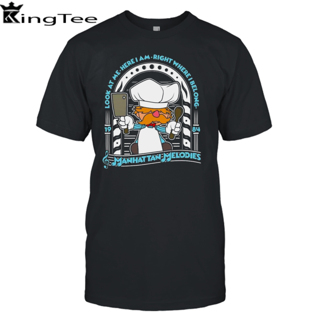 Swedish Chef Muppets Manhattan Melodies T-shirt