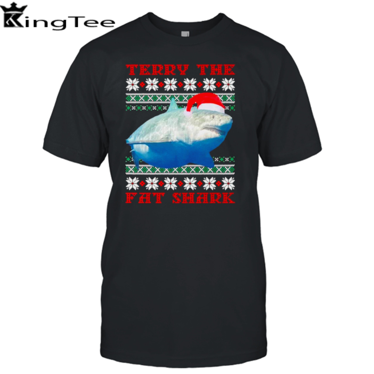 Terry the fat shark Ugly Christmas shirt