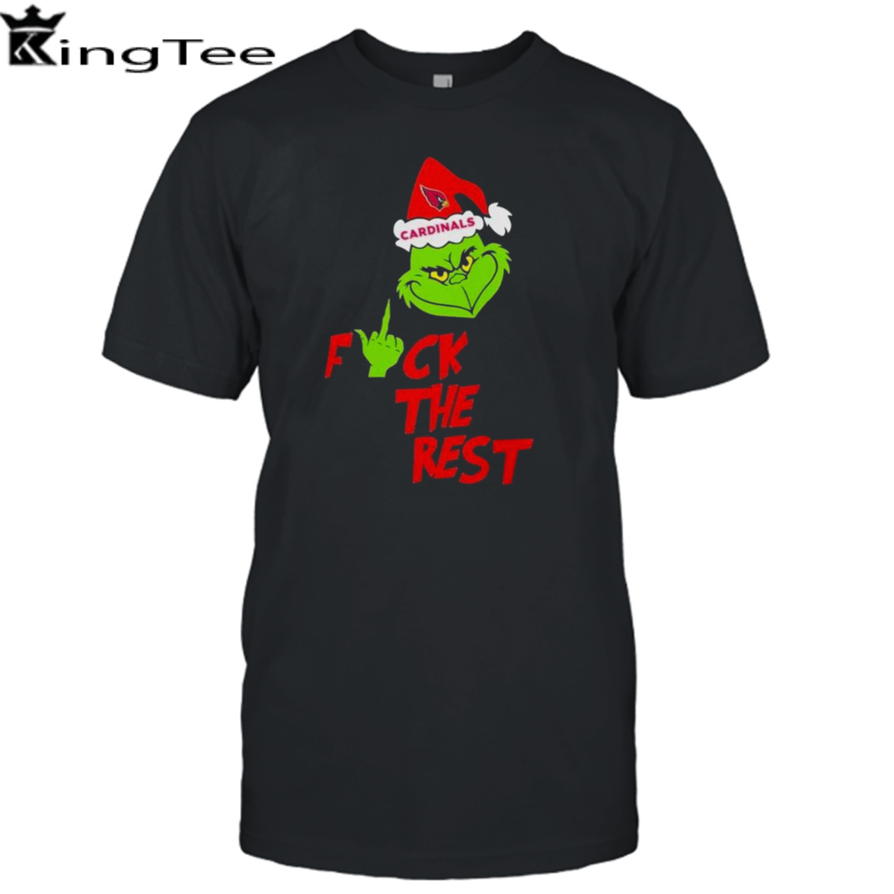 Arizona Cardinals Santa Grinch Fuck The Rest Christmas shirt