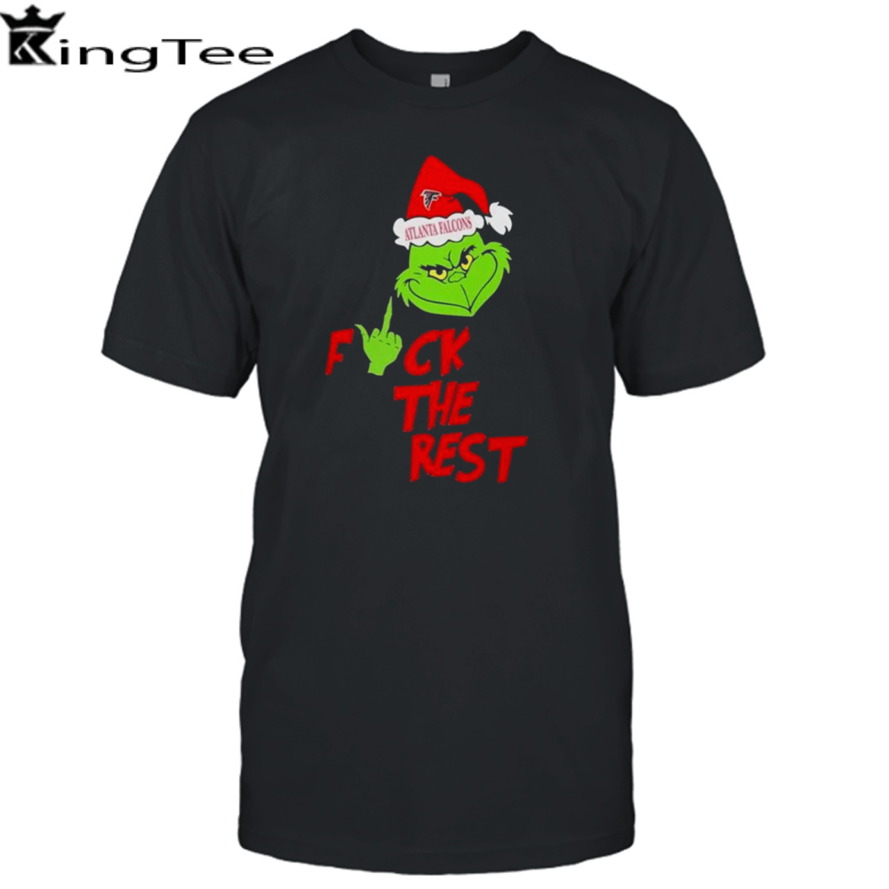 Atlanta Falcons Santa Grinch Fuck The Rest Christmas shirt