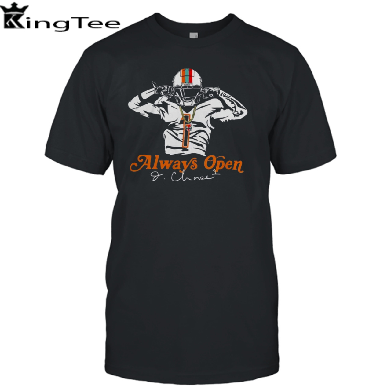 Bengals Ja’marr Chase Always Open Signature T-Shirt