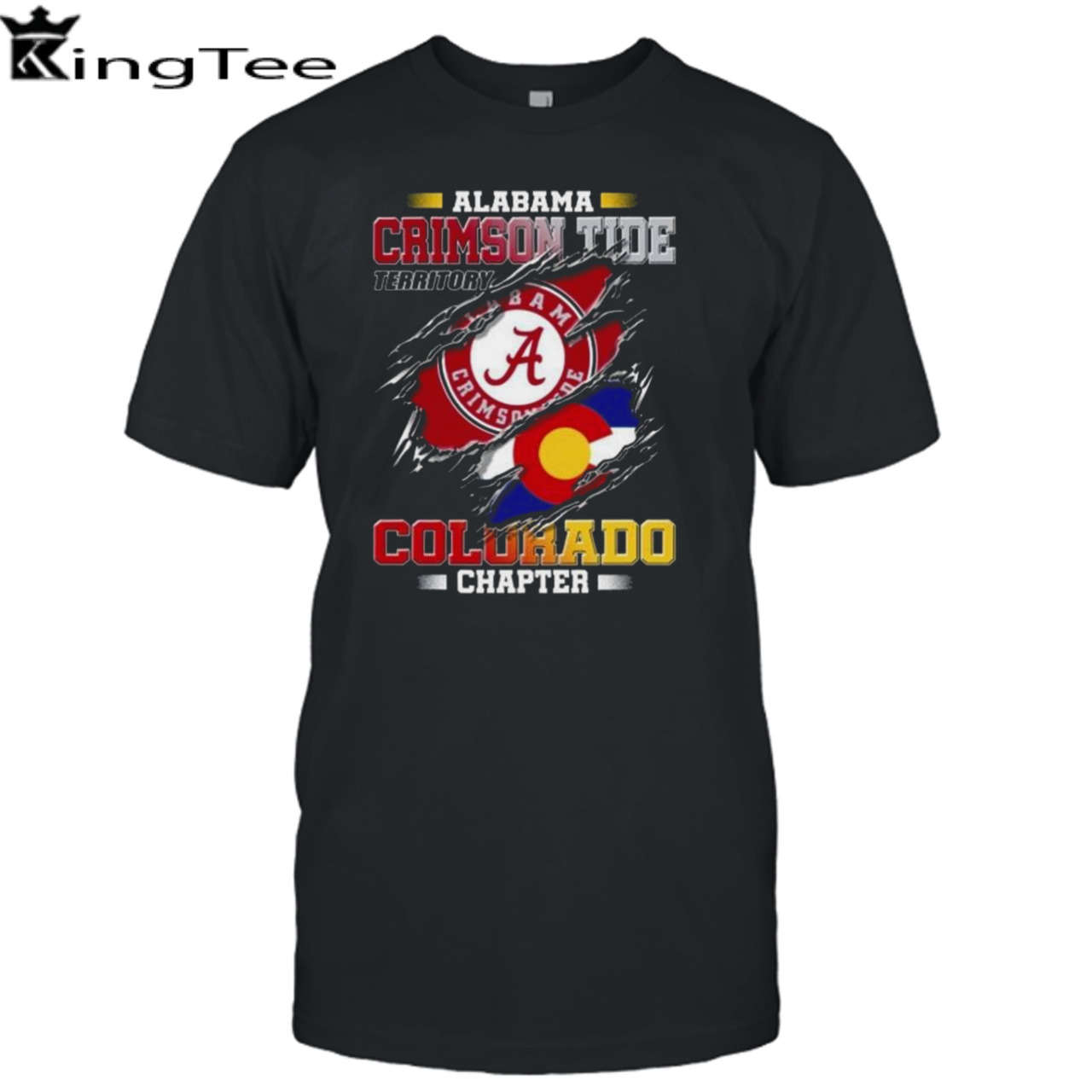 Blood Inside Me Alabama Crimson Tide Territory Colorado Chapter 2023 shirt