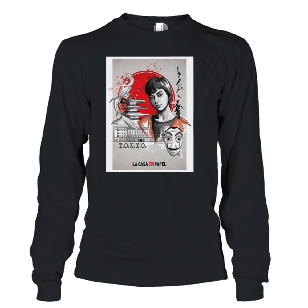 T shirt tokyo casa de papel hot sale