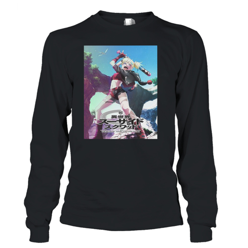 Stream Suicide Squad Isekai Original Anime Scheduled For 2024 Harley Quinn  Poster T Shirt by macoroo