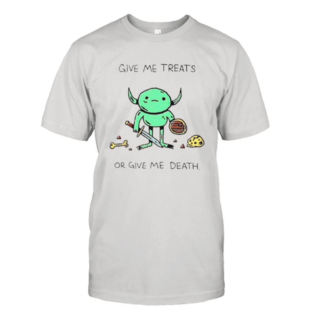 Goblin drawings give me treats or give me death shirt