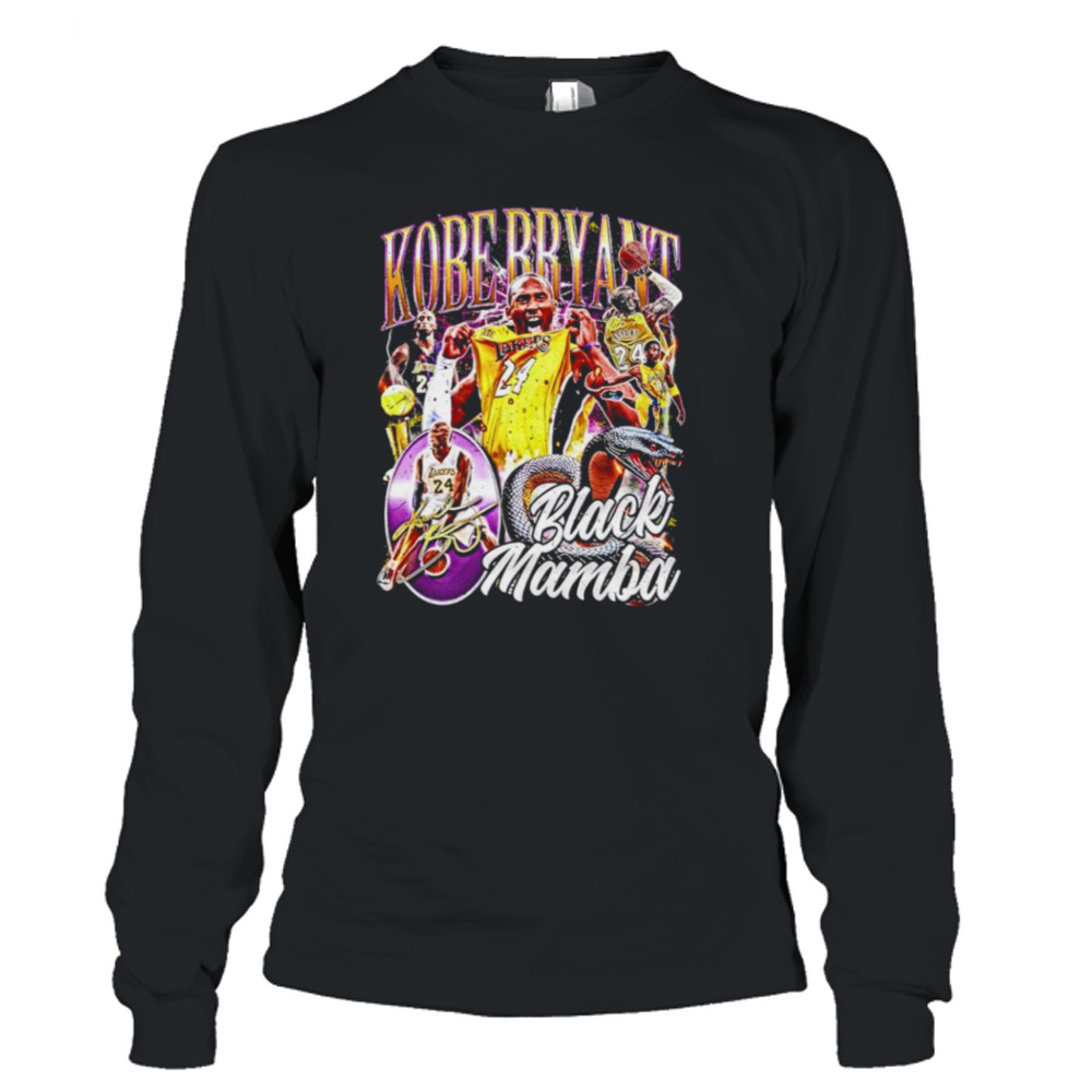 Kobe bryant black mamba t shirt best sale