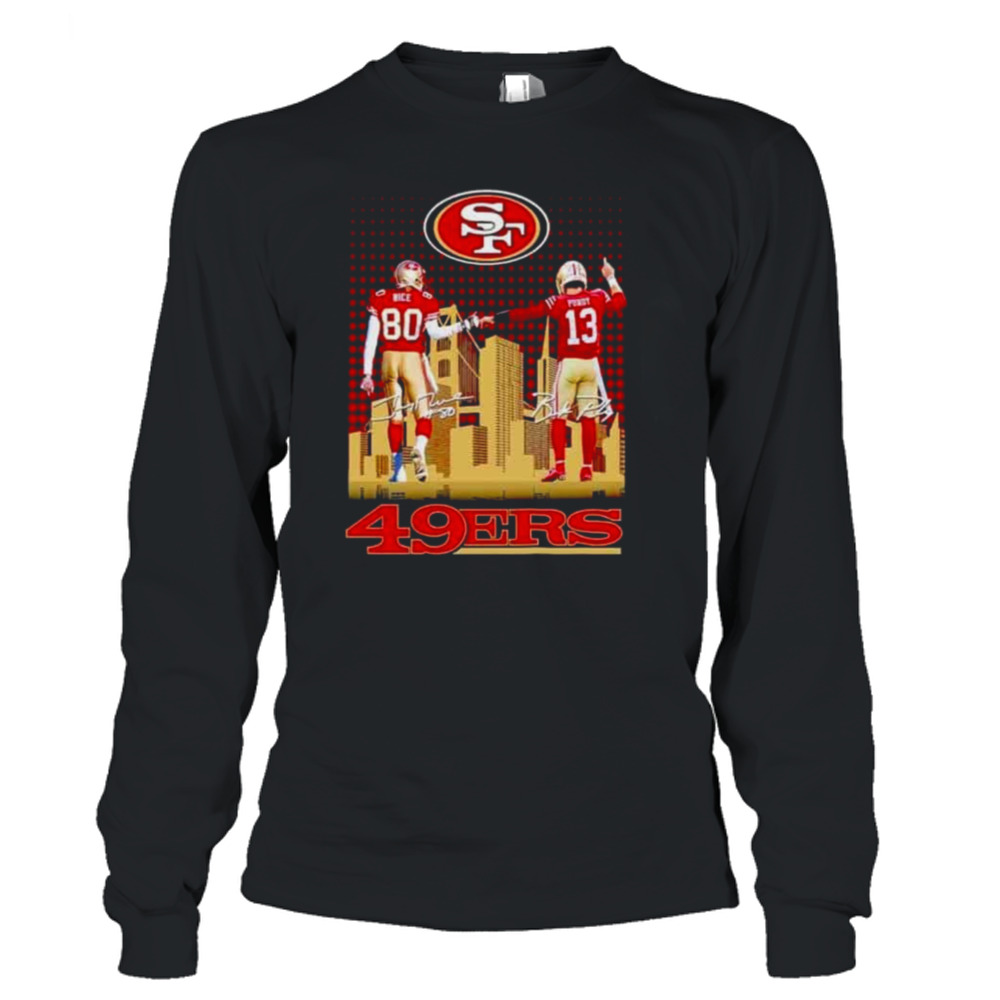 Skyline Jerry Rice And Brock Purdy San Francisco 49ers Signatures T-Shirt