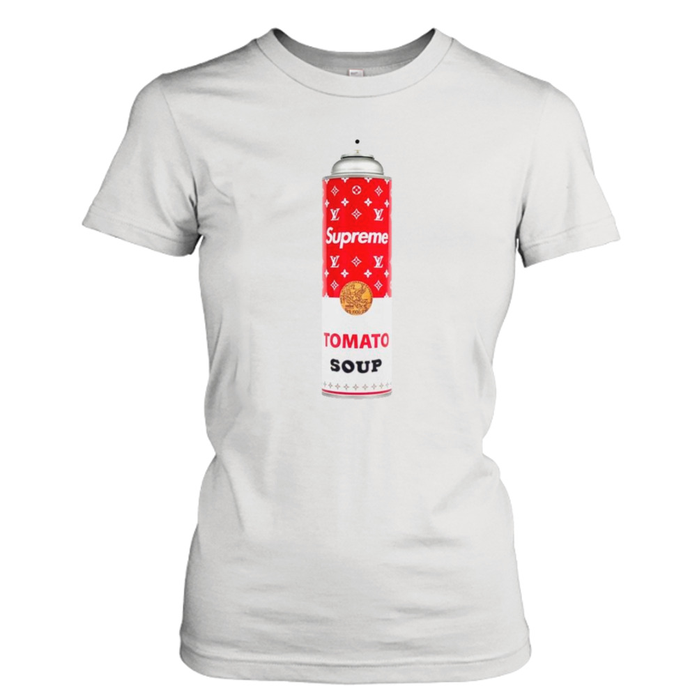 Campbell's tomato soup supreme parody shirt