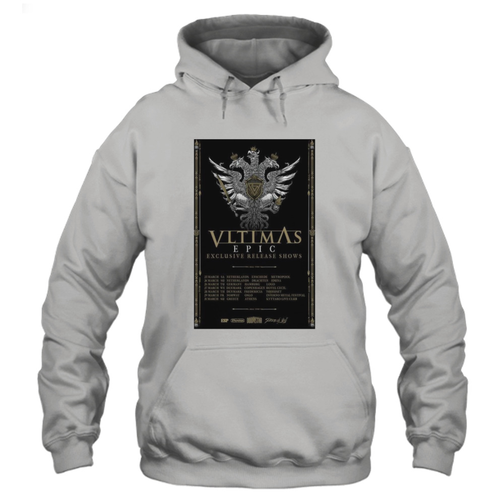 Poster Vltimas European Tour 2024 Epic Exclusive Release Shows shirt