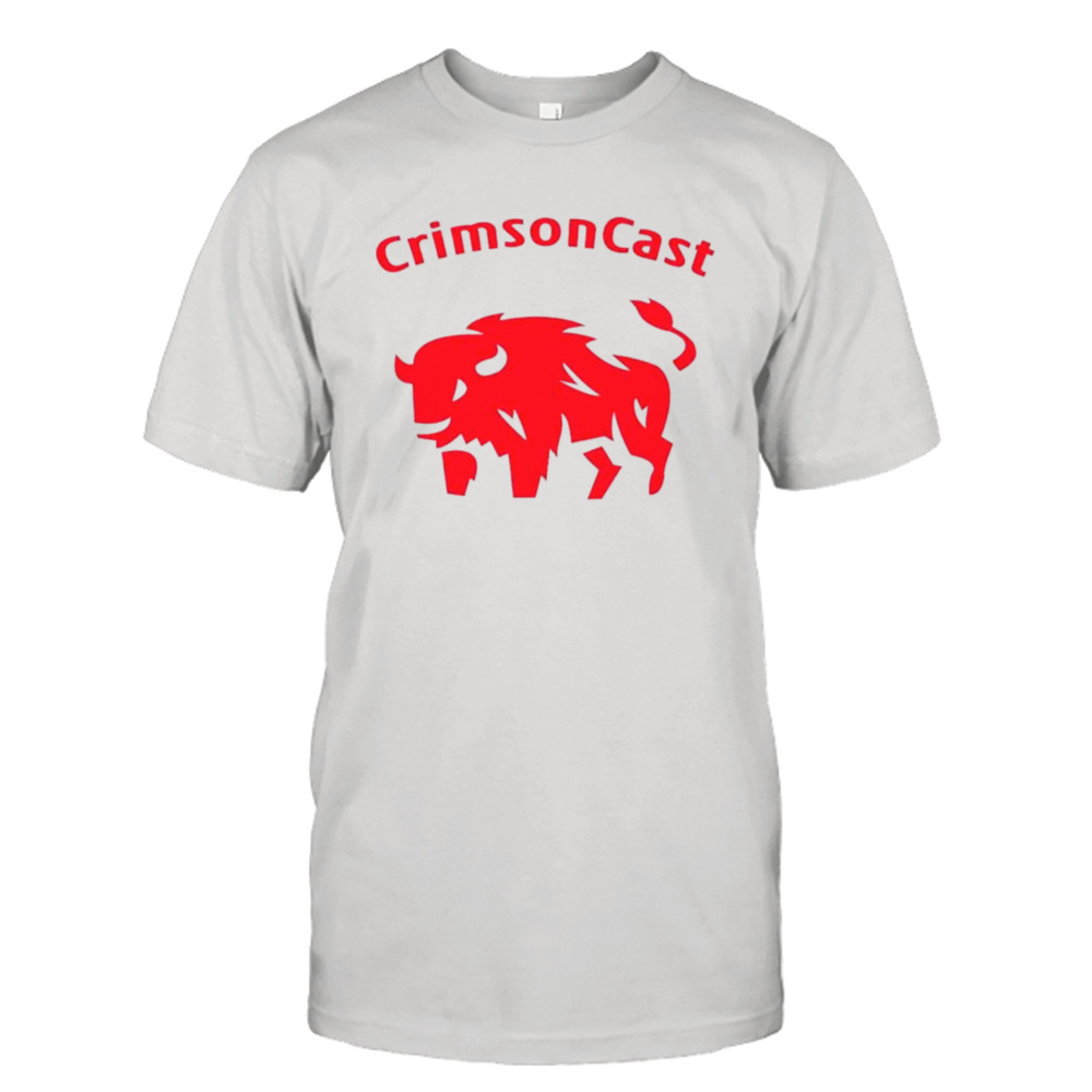 CrimsonCast Buffalo logo shirt