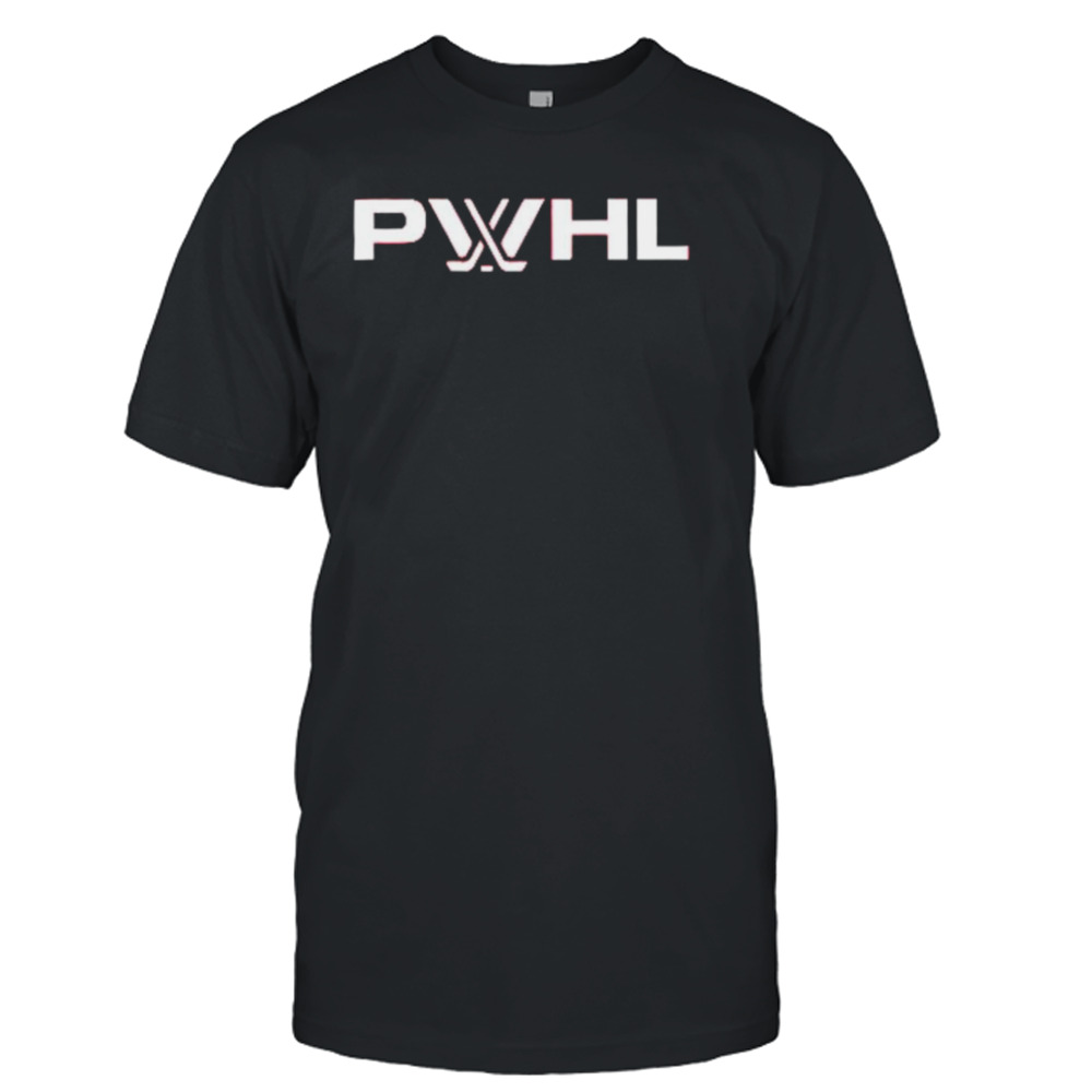 PWHL hockey logo shirt