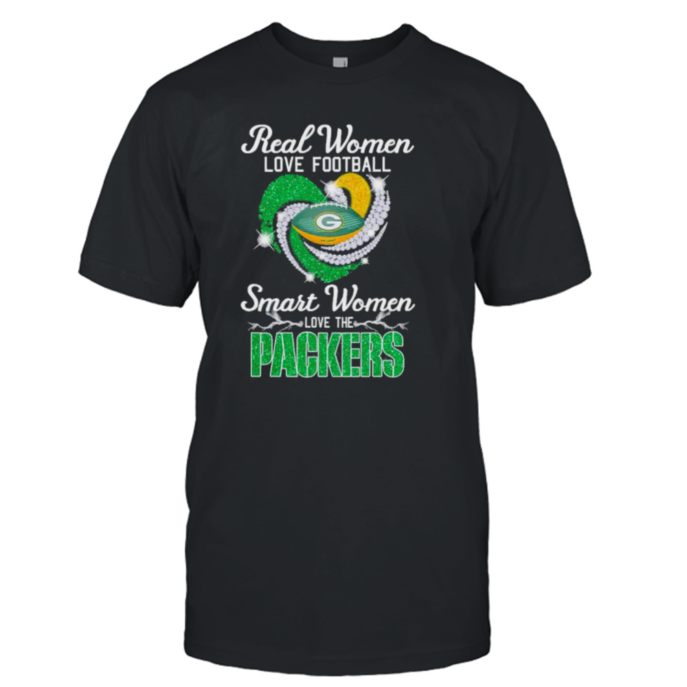 Real Women Love Football Smart Women Love The Green Bay Packers 2023 2024 Super Season Shirt