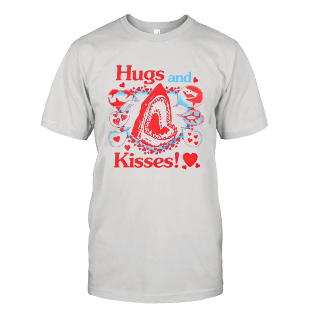 Shark hugs and kisses shirt