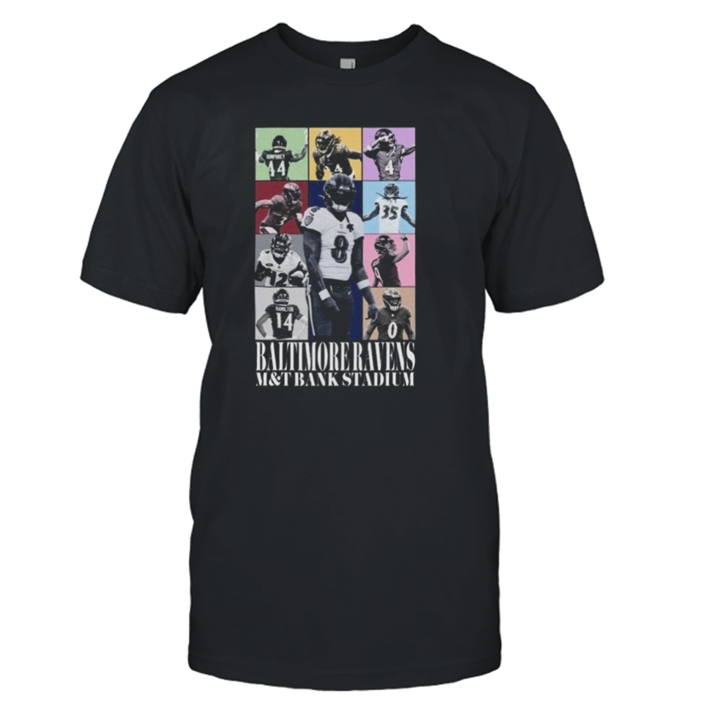 Baltimore Ravens M&T Bank Stadium The Eras Tour T-Shirt