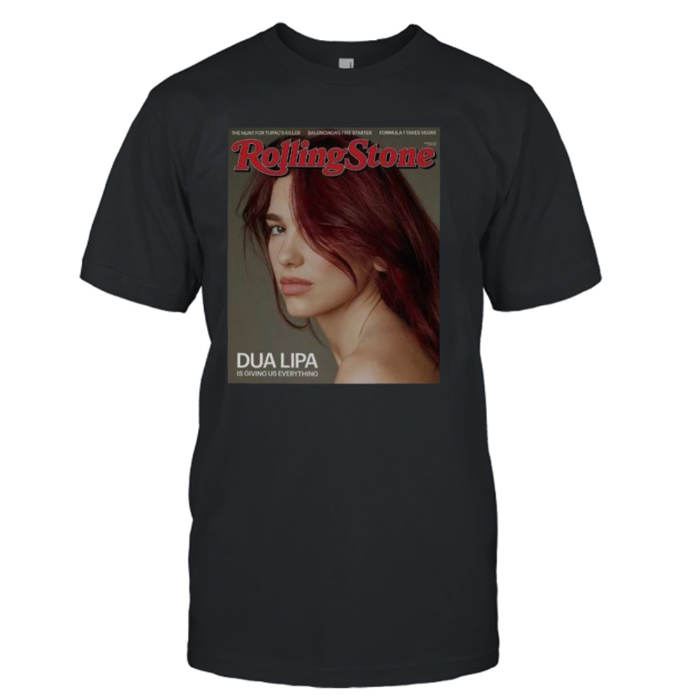 Dua Lipa Graces The Cover of Rolling Stone 2024 T-Shirt