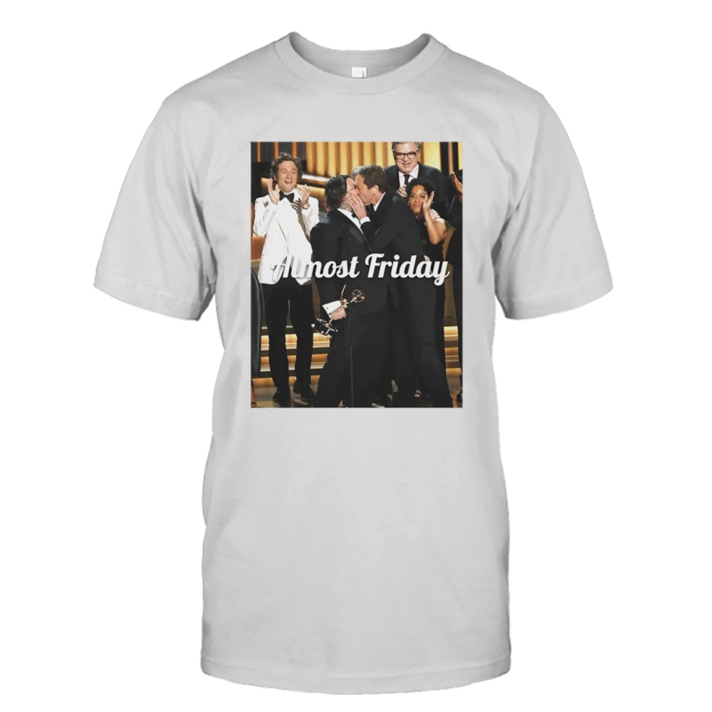 Ebon Moss-Bachrach and Matty Matheson Emmys kiss almost friday shirt