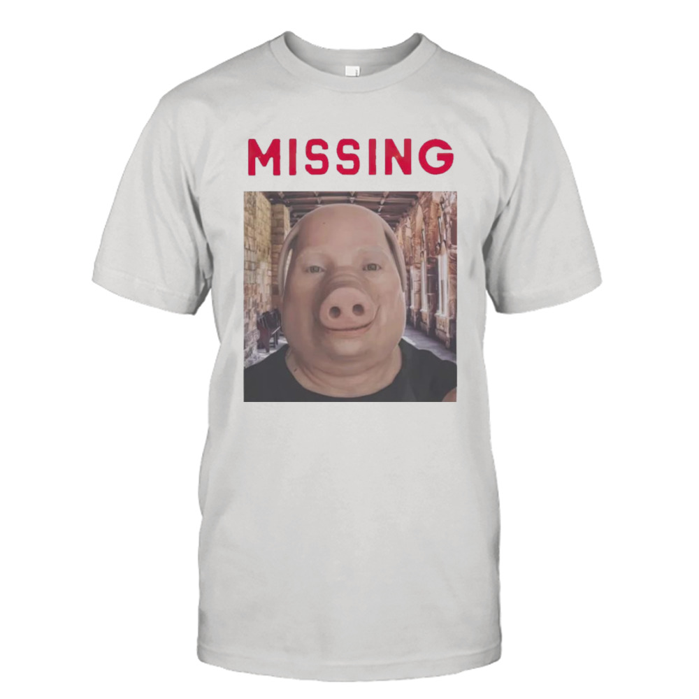 John Pork missing shirt