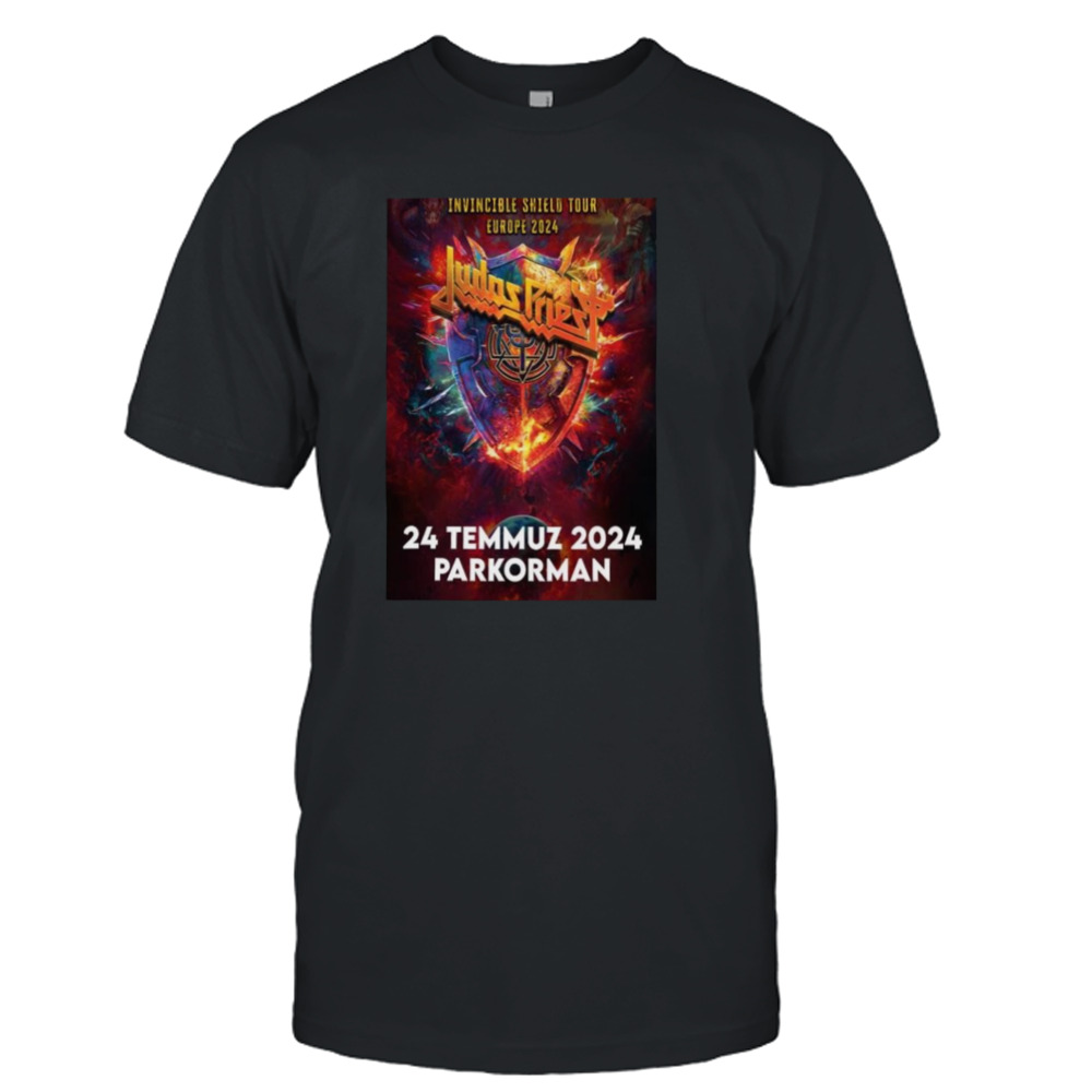 Judas Priest Invincible Shield Tour Europe At Parkorman Istanbul 24 July 2024 T-shirt