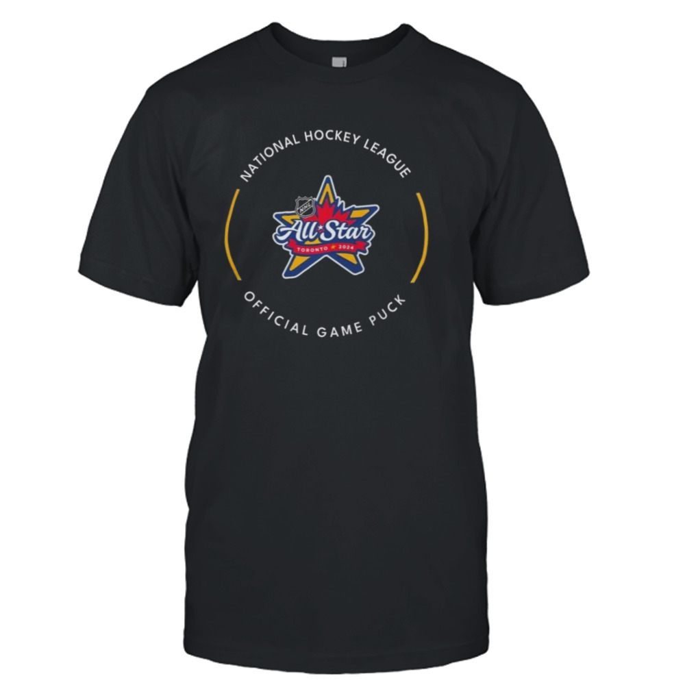 National Hockey League Official Game Puck All Star Toronto 2024 T-shirt