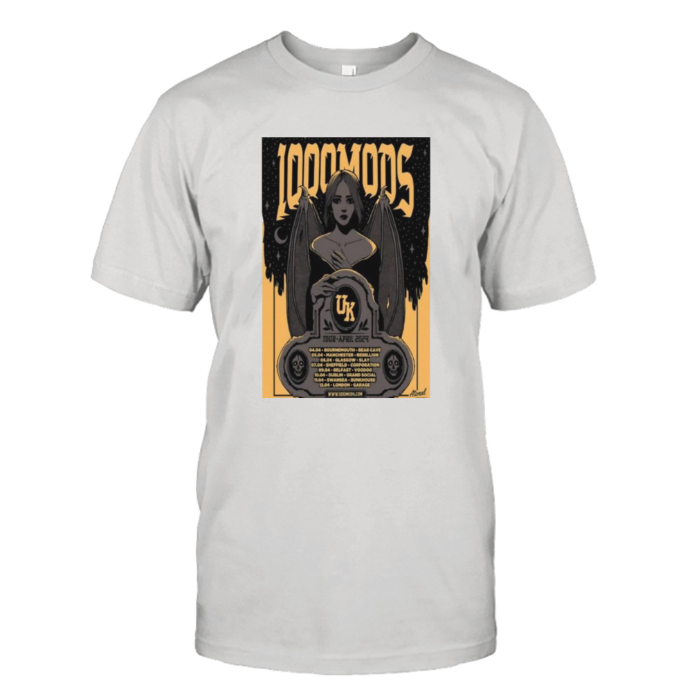 1000mods UK ’24 Tour T-Shirt